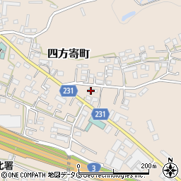 熊本県熊本市北区四方寄町751周辺の地図