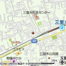 熊本県菊池郡菊陽町津久礼2972周辺の地図