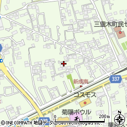 熊本県菊池郡菊陽町津久礼3058周辺の地図