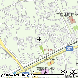 熊本県菊池郡菊陽町津久礼3058-17周辺の地図