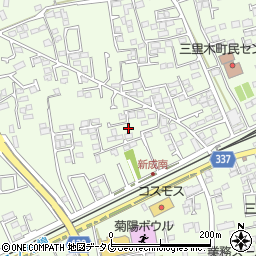 熊本県菊池郡菊陽町津久礼3058-18周辺の地図