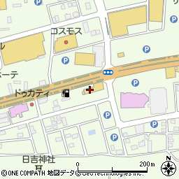 熊本スバル自動車菊陽店周辺の地図