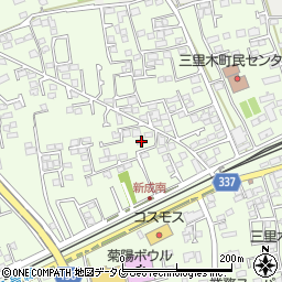 熊本県菊池郡菊陽町津久礼3061-4周辺の地図
