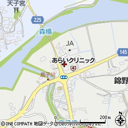 熊本県菊池郡大津町錦野411周辺の地図