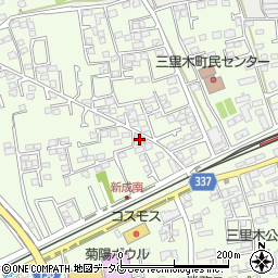 熊本県菊池郡菊陽町津久礼3061周辺の地図