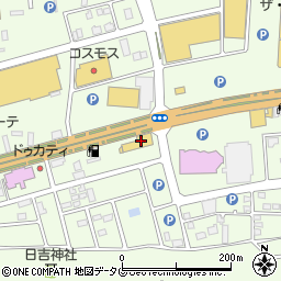 ぐるぐる倉庫菊陽店周辺の地図