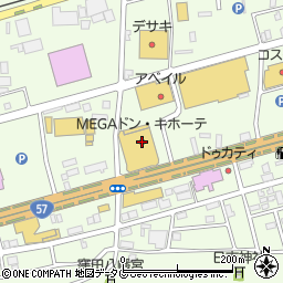 ＭＥＧＡドン・キホーテ菊陽店周辺の地図