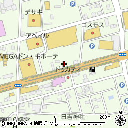 熊本県菊池郡菊陽町津久礼2527-6周辺の地図