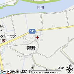 熊本県菊池郡大津町錦野341周辺の地図