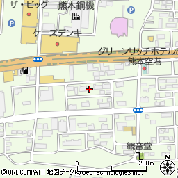 熊本県菊池郡菊陽町津久礼9周辺の地図