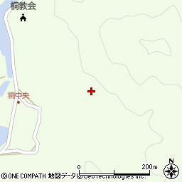 長崎県南松浦郡新上五島町桐古里郷周辺の地図
