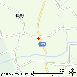 熊本県阿蘇郡南阿蘇村長野376周辺の地図