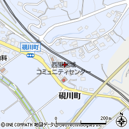 熊本県熊本市北区硯川町876周辺の地図