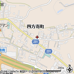 熊本県熊本市北区四方寄町650-4周辺の地図