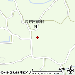 熊本県阿蘇郡南阿蘇村長野613周辺の地図