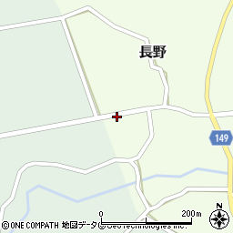 熊本県阿蘇郡南阿蘇村長野147周辺の地図