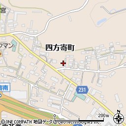 熊本県熊本市北区四方寄町650周辺の地図