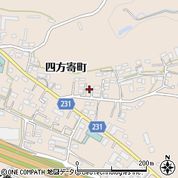 熊本県熊本市北区四方寄町653周辺の地図