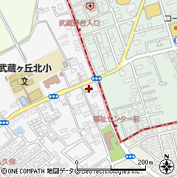 セブンイレブン熊本合志店周辺の地図