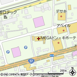 九州ふそう熊本東営業周辺の地図