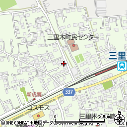 熊本県菊池郡菊陽町津久礼2972-30周辺の地図