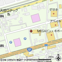 熊本県菊池郡菊陽町津久礼2522-19周辺の地図