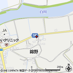 熊本県菊池郡大津町錦野349周辺の地図