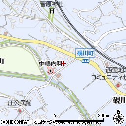 共生薬局　硯川店周辺の地図