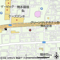 熊本県菊池郡菊陽町津久礼11-19周辺の地図