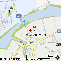 熊本県菊池郡大津町錦野406周辺の地図