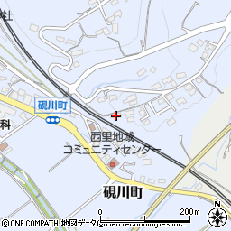 熊本県熊本市北区硯川町875-1周辺の地図