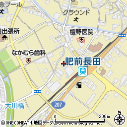 長崎県央農業協同組合　諫早自動車センター周辺の地図