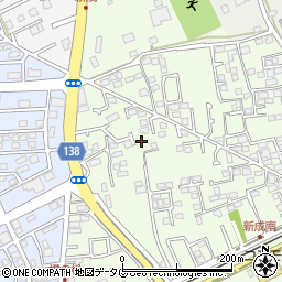 熊本県菊池郡菊陽町津久礼3021-6周辺の地図