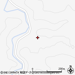 大分県佐伯市直川大字仁田原1424-2周辺の地図