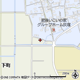 熊本県菊池郡大津町下町460-2周辺の地図