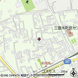 熊本県菊池郡菊陽町津久礼3031周辺の地図