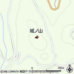 城ノ山周辺の地図