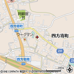 熊本県熊本市北区四方寄町562-2周辺の地図
