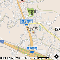 熊本県熊本市北区四方寄町582周辺の地図