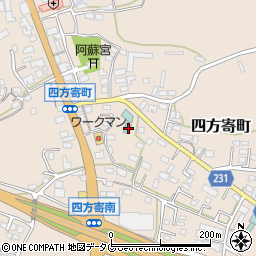 熊本県熊本市北区四方寄町564周辺の地図