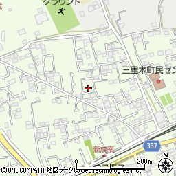 熊本県菊池郡菊陽町津久礼3031-12周辺の地図