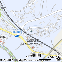 熊本県熊本市北区硯川町578周辺の地図