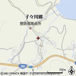 長崎県西彼杵郡時津町子々川郷525周辺の地図
