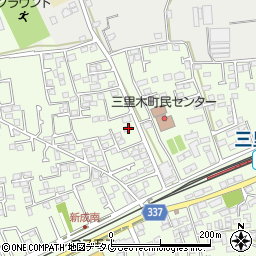 熊本県菊池郡菊陽町津久礼2981-2周辺の地図