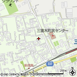 熊本県菊池郡菊陽町津久礼2981周辺の地図