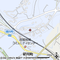 熊本県熊本市北区硯川町582周辺の地図