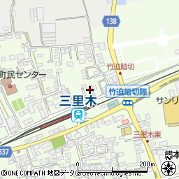 熊本県菊池郡菊陽町津久礼2952周辺の地図