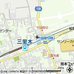 熊本県菊池郡菊陽町津久礼2950-11周辺の地図