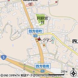 熊本県熊本市北区四方寄町583周辺の地図