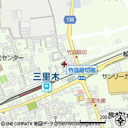 熊本県菊池郡菊陽町津久礼2950周辺の地図